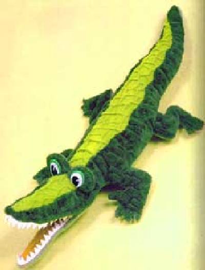 Выкройка игрушки Крокодил