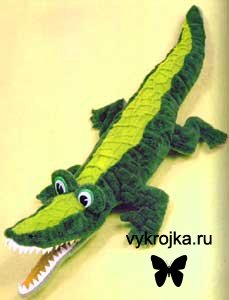 Мягка игрушка для детей "Крокодил"