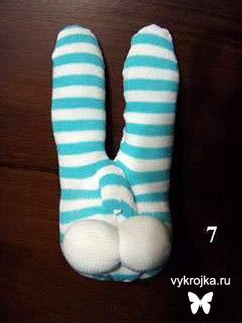 Заяц из носков